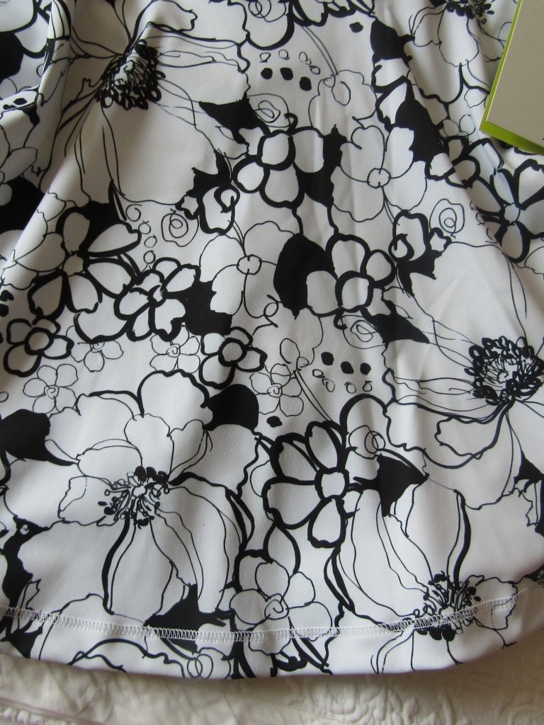 Watskin Isabel Tennis Skirt In Black & White Print--Bnwt's--Xl — image 3 of 7